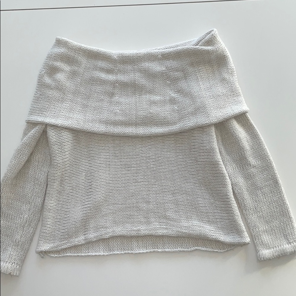 SEEK off the shoulder sweater
